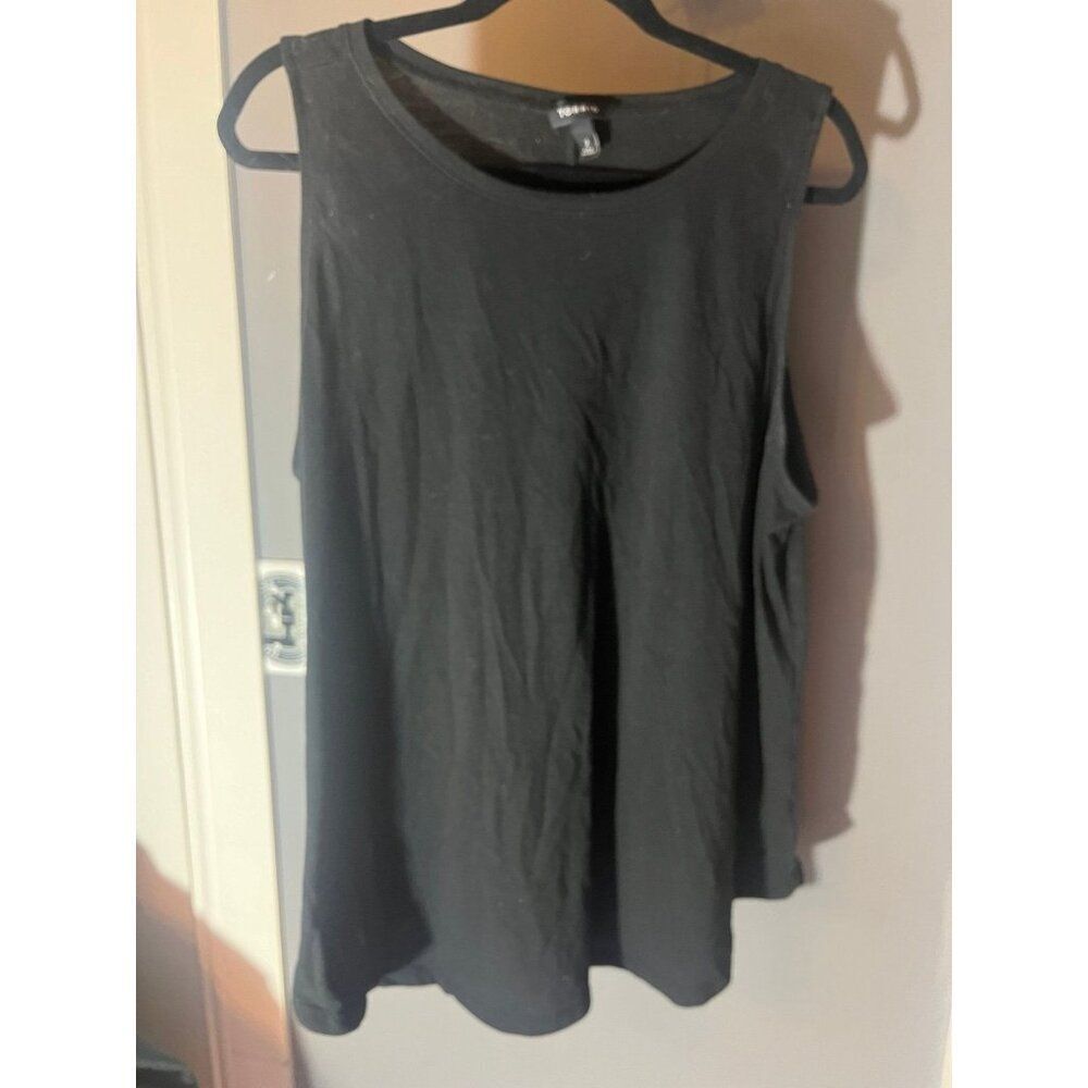 Torrid size 2 solid black tank top